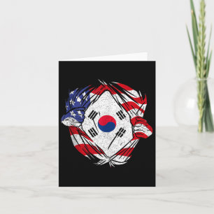 Cartão Coreia do Sul Ama Orgulho da Coreia do Sul Patriot