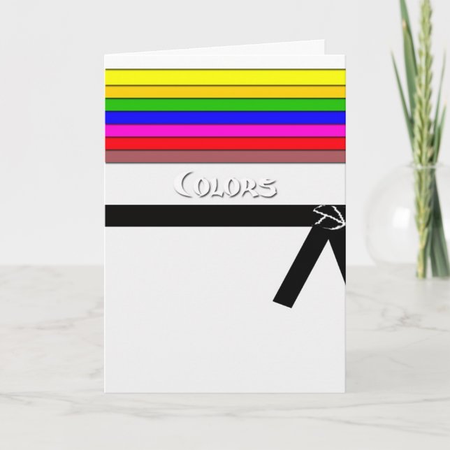 Cartão Cores (Frente)