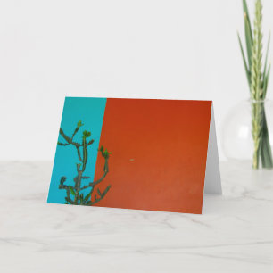 Cartão cores do cacto