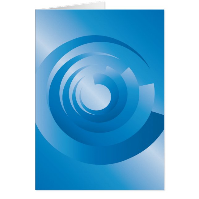 Cartão cores do céu girando (Frente)