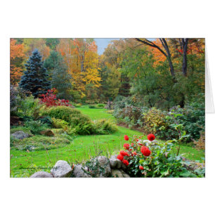 Cartão Cores do Espírito: New Hampshire Garden