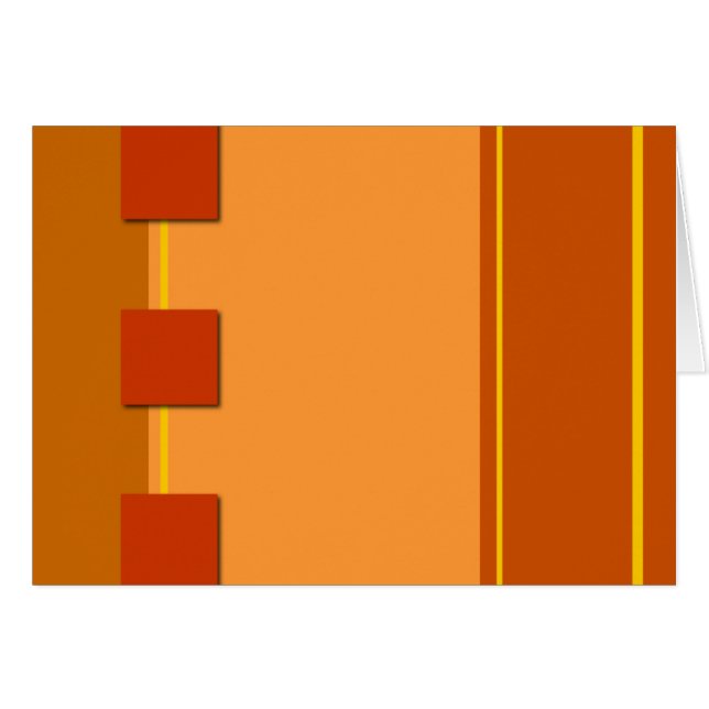 Cartão Cores do outono (Frente Horizontal)