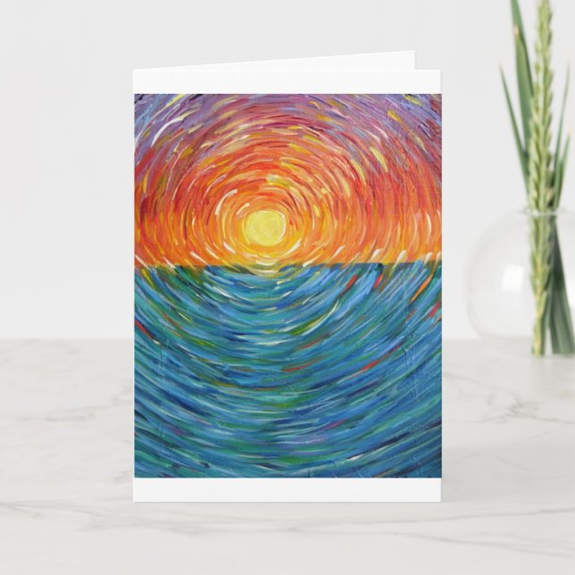 Cartão cores do sol (Frente)