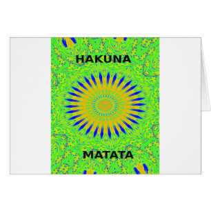 Cartão Cores do Tecido Tradicional Africano Verde ouro