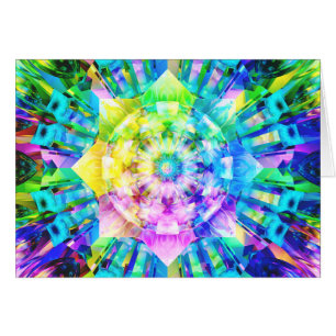 Cartão Cores Fractais