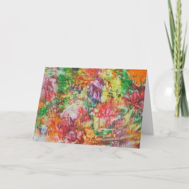 Cartão cores funky (Frente)