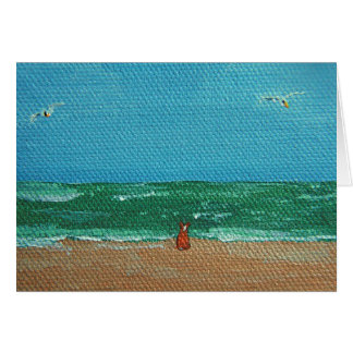 Cartão Corgi do oceano