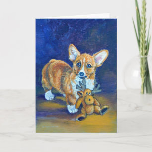 Cartão Corgi Galês de Pembroke