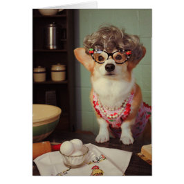 Cartão Corgi Happy Birthday