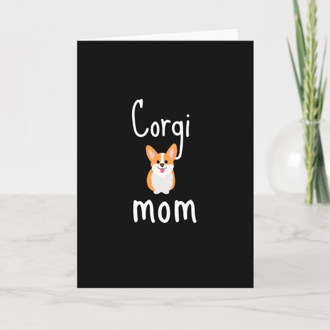 Cartão Corgi Mãe - Sketch Corgi (Frente)