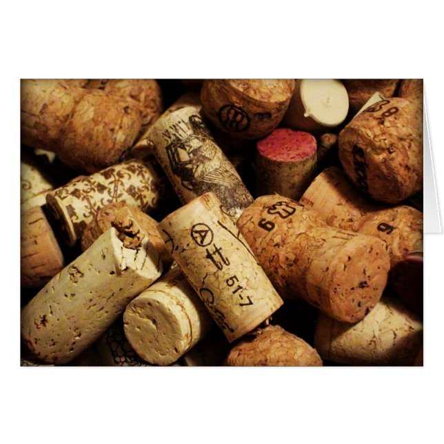 Cartão 'Corks'/Placa de Vazio (Frente Horizontal)