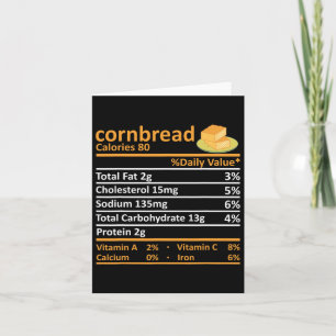 Cartão Cornbird Nutrição Comida Ação de Graças Costume Ch