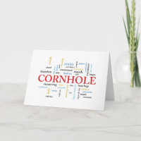 Cornhole Birthday na Nuvem Descritiva de Palavras