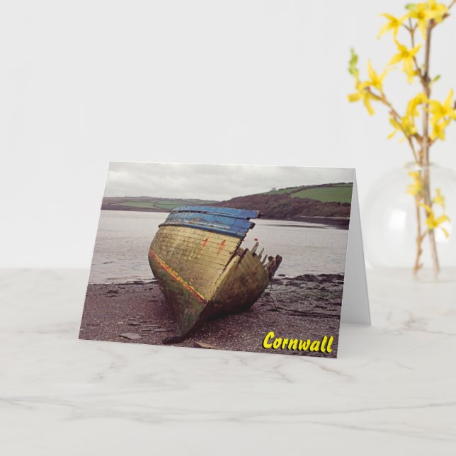 Cartão Cornualha (Flor Amarela)