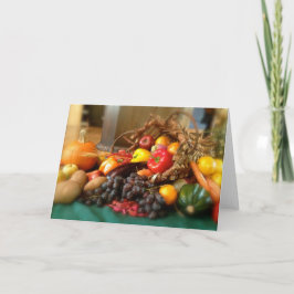 Cartão Cornucópia, Corno da Abundância,