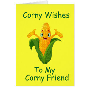 CARTÃO "CORNY DESEJA AO MEU AMIGO CANTO" FELIZ ANIVERSÁR
