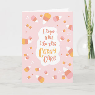 Cartão Corny Halloween