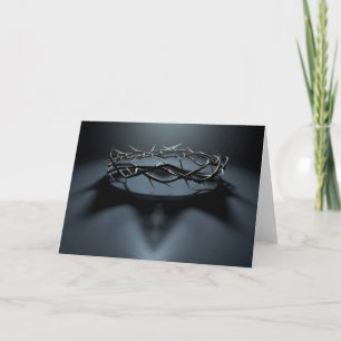 Cartão Coroa De Cornos Com Sombra Real