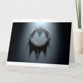 Cartão Coroa De Cornos Com Sombra Real