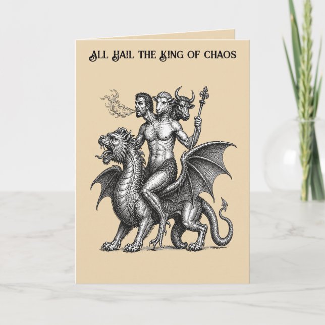 Cartão Coroa dos Três Asmodeus (Frente)