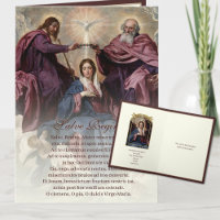 Coroação da Virgem Maria Católica Salve Regina
