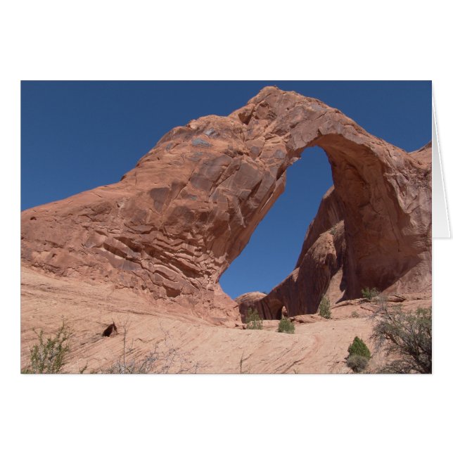 Cartão Corona Arch, Moab Utah (Frente Horizontal)