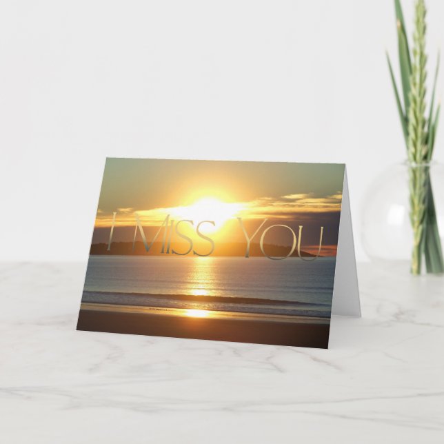 Cartão Corona - Eu Sinto Sua Falta (Frente)