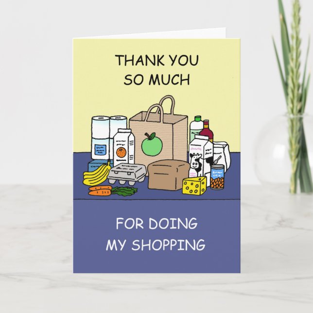 Cartão Coronavírus Obrigado por me Comprar (Frente)