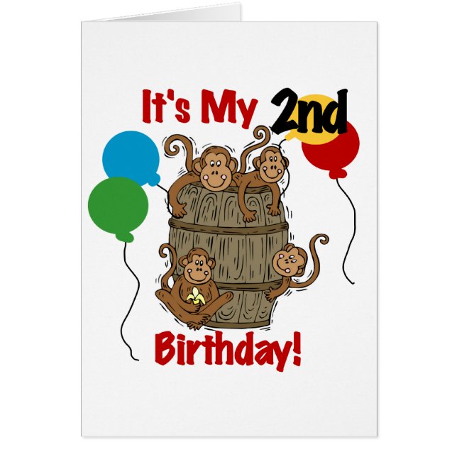 Cartão Corpo de Camisetas e presentes de macacos (Frente)