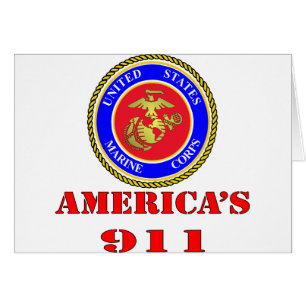 Cartão Corpo do Marines América 911 dos Estados Unidos d
