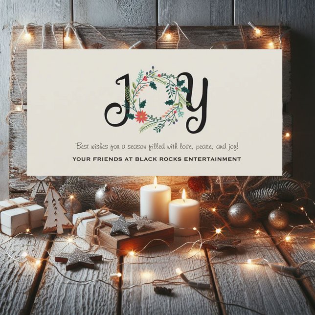 Cartão Corporativo Laurel Wreath Joy (Criador carregado)