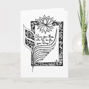 Cartão Corra daqueles que tentam cortar as asas