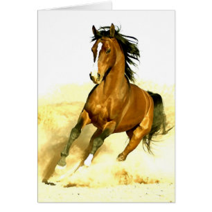 Cartão Corredor do cavalo