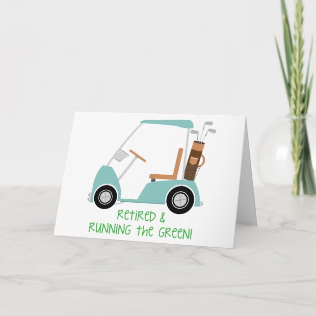 Cartão Correndo O Verde (Frente)