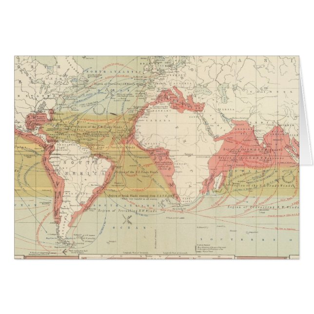 Cartão Correntes de ar (Frente Horizontal)