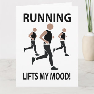 Cartão Correr Levanta Meu Humor Correr
