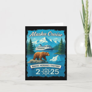 Cartão Correspondência de Família Amigos e Grupo Alaskan