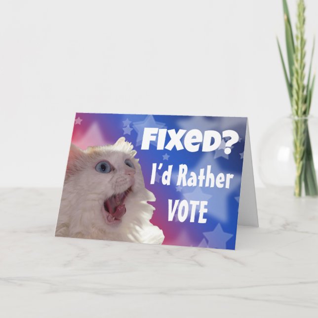 Cartão Correto? Eu Preferencialmente Voto (Frente)