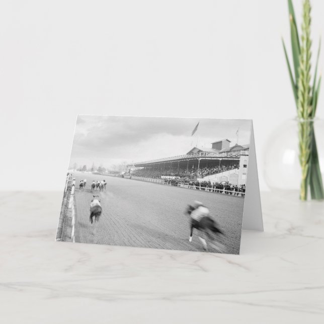 Cartão Corrida de Cavalo em Nova Orleans, 1906 (Frente)