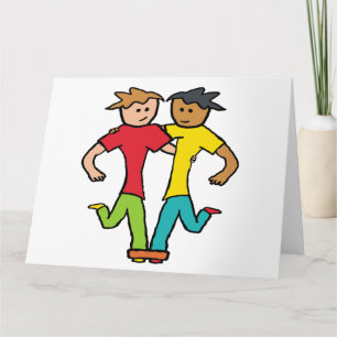 Cartão Corrida de três pernas