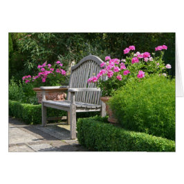 Cartão corrido de jardim