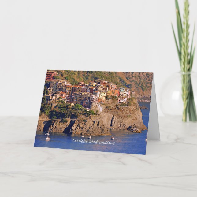 Cartão Corriglia, Terra Nova (Frente)