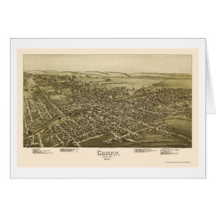 Cartão Corry, mapa panorâmico do PA - 1895