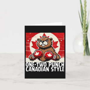 Cartão Corta o Canadá Contra Tarifas Canadianas Beaver B