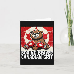 Cartão Corta o Canadá Contra Tarifas Canadianas Beaver B