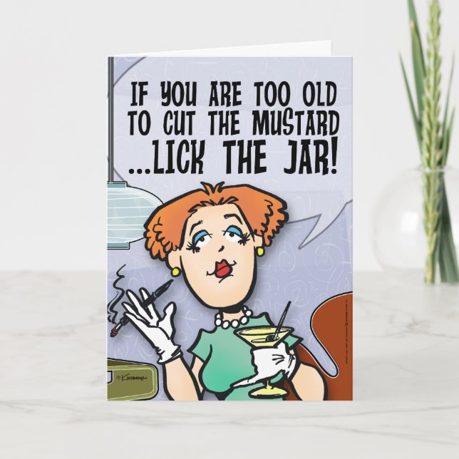 Cartão Corte A Mostarda (Frente)