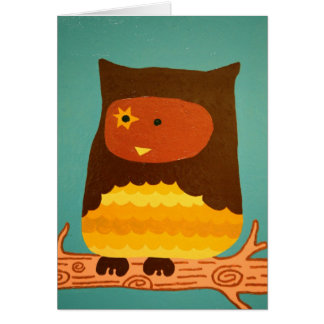 Cartão coruja