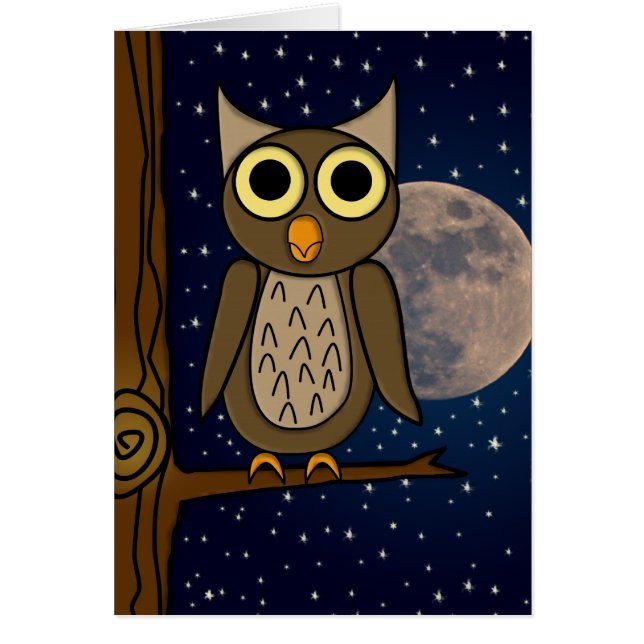 Cartão coruja (Frente)