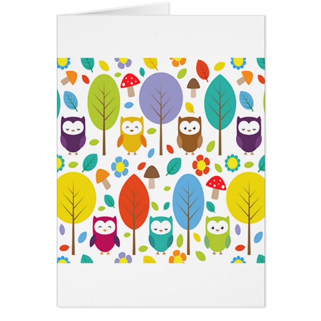 Cartão Coruja (Frente)