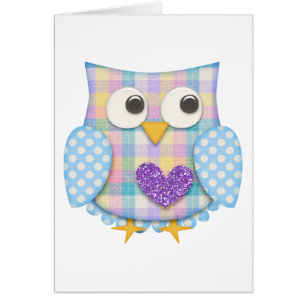 Cartão Coruja bonito